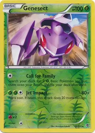 Genesect 10/101 Plasma Blast