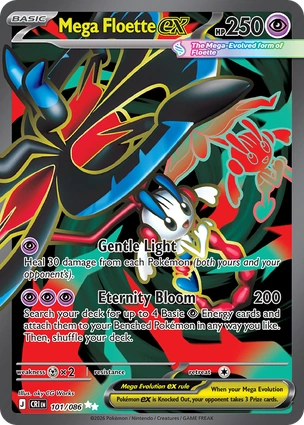 Mega Floette ex 101/086 Chaos Rising