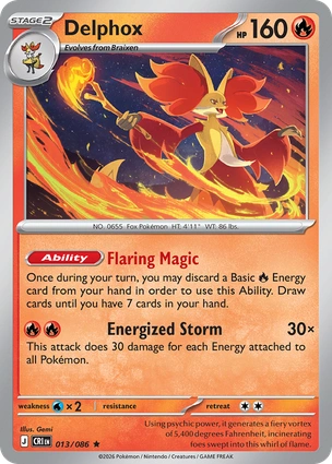 Delphox 013/086 Chaos Rising