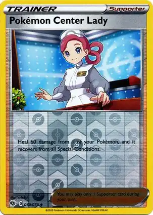 Pokémon Center Lady 060/073 Champion's Path