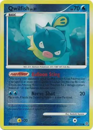 Qwilfish 101/132 Secret Wonders