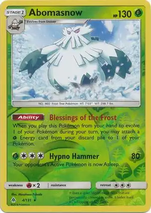Abomasnow 4/131 Forbidden Light