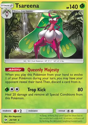 Tsareena 20/149 Sun & Moon