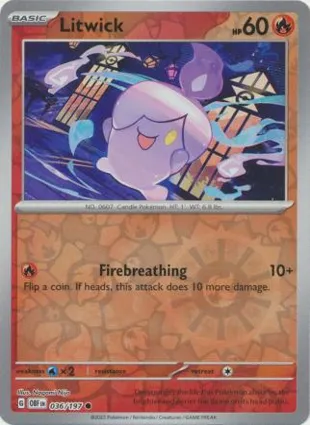 Litwick 036/197 Obsidian Flames