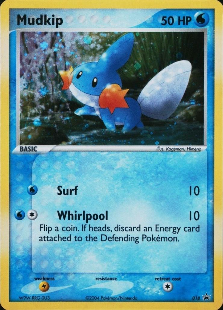 Mudkip 018 EX Nintendo Promos