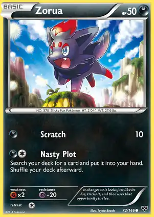 Zorua 72/146 XY