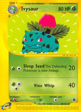 Ivysaur 82/165 Expedition Base Set