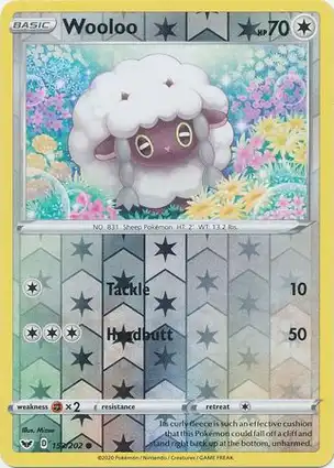 Wooloo 153/202 Sword & Shield