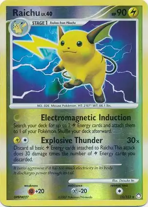 Raichu 15/123 Mysterious Treasures