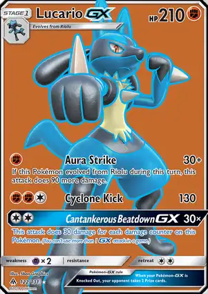 Lucario-GX 122/131 Forbidden Light