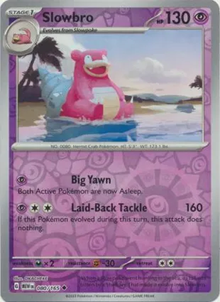 Slowbro 080/165 Scarlet & Violet 151