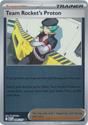 Team Rocket's Proton 208/217 Ascended Heroes