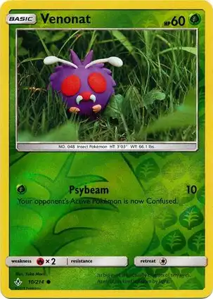 Venonat 10/214 Unbroken Bonds
