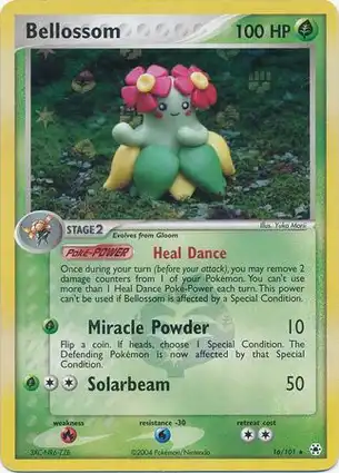 Bellossom 16/101 EX Hidden Legends