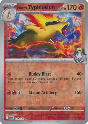 Ethan's Typhlosion 034/182 Destined Rivals