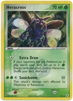 Heracross 7/101 EX Hidden Legends
