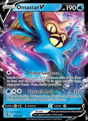 Omastar V 035/195 Silver Tempest