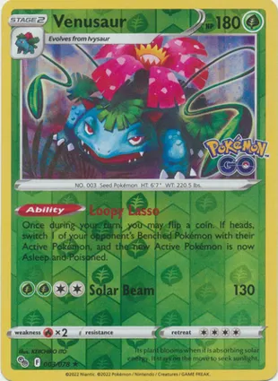 Venusaur 003/078 Pokémon GO