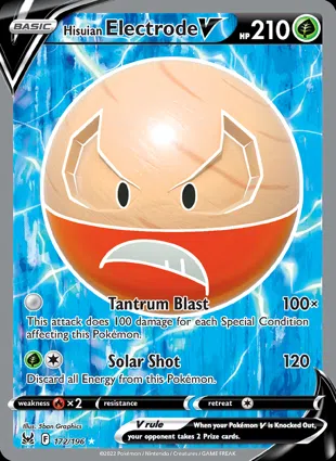 Hisuian Electrode V 172/196 Lost Origin