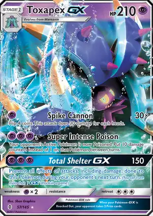 Toxapex-GX 57/145 Guardians Rising