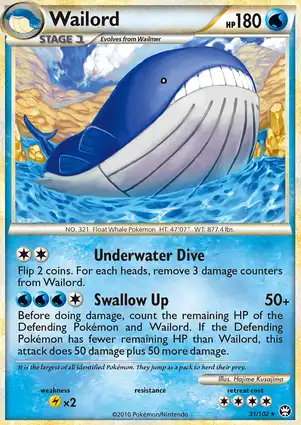 Wailord 31/102 Triumphant