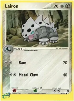Lairon 36/109 EX Ruby & Sapphire