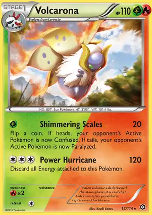 Volcarona 15/114 Steam Siege