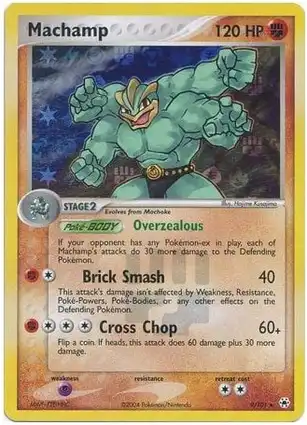 Machamp 9/101 EX Hidden Legends