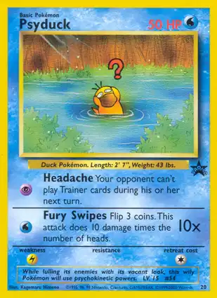 Psyduck 20 Wizards of the Coast Promos