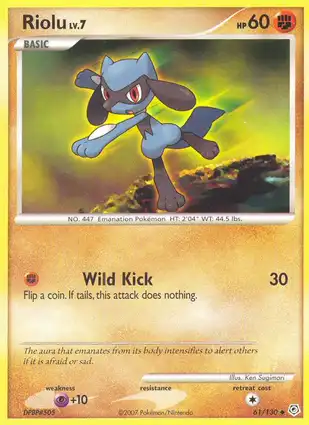 Riolu 61/130 Diamond & Pearl