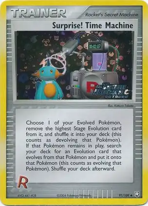 Surprise! Time Machine 91/109 EX Team Rocket Returns