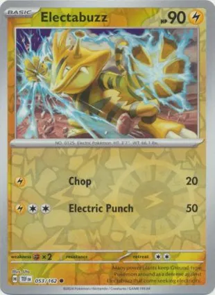 Electabuzz 053/162 Temporal Forces