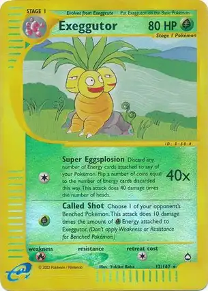 Exeggutor 12/147 Aquapolis