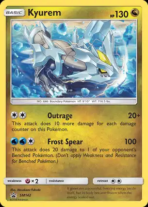 Kyurem SM142 Sun & Moon Promos