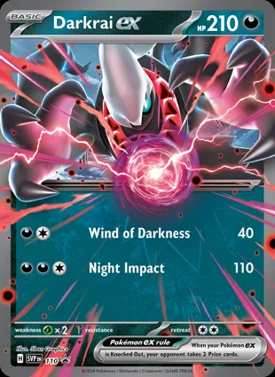 Darkrai ex 110 Scarlet & Violet Promos
