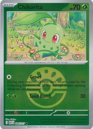 Chikorita 008/217 Ascended Heroes