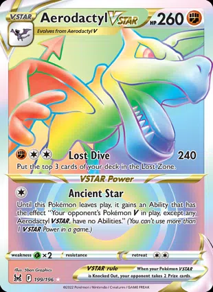 Aerodactyl VSTAR 199/196 Lost Origin