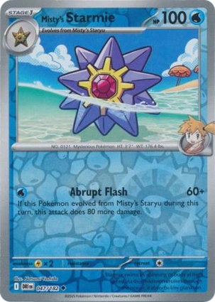 Misty's Starmie 047/182 Destined Rivals