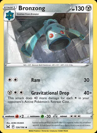 Bronzong 126/196 Lost Origin