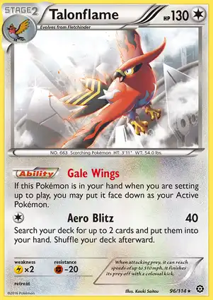 Talonflame 96/114 Steam Siege