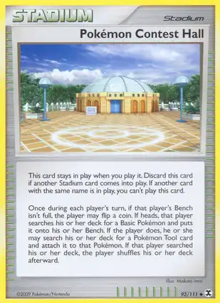 Pokémon Contest Hall 93/111 Rising Rivals