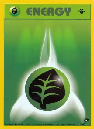 Grass Energy 129/132 Gym Challenge 1st Edition