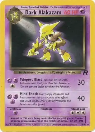 Dark Alakazam 18/82 Team Rocket