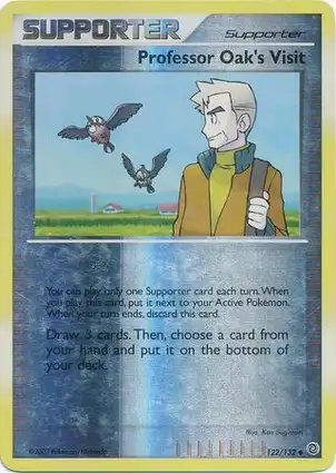 Professor Oak's Visit 122/132 Secret Wonders