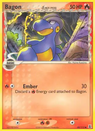 Bagon 58/113 EX Delta Species