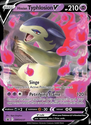 Hisuian Typhlosion V SWSH237 Sword & Shield Promos