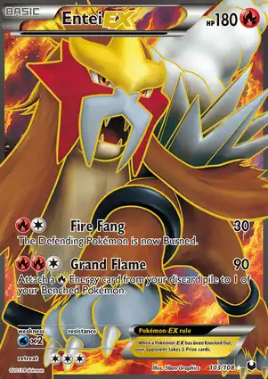 Entei-EX 103/108 Dark Explorers
