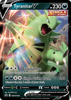 Tyranitar V SWSH109 Sword & Shield Promos