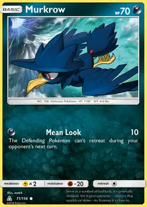 Murkrow 71/156 Ultra Prism