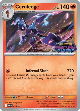 Ceruledge 014 Mega Evolution Promos